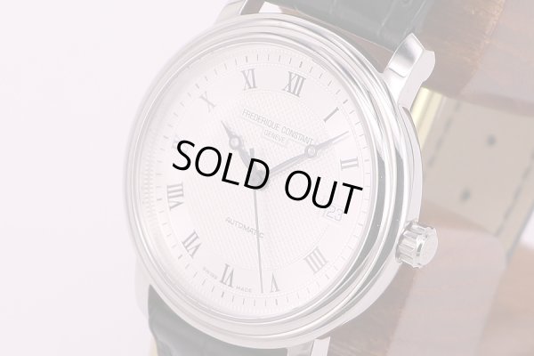 フレデリックコンスタント　クラシックラウンド　FC303/310　銀文字盤　サイド拡大