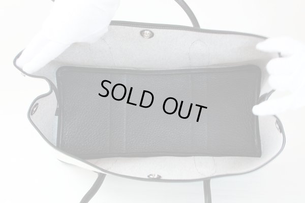 エルメス ガーデンパーティPM グレー/ブラック 中身