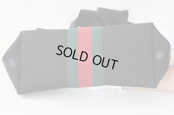 グッチ　ウェブバンド 2WAYショルダーバック 368559 213317 ブラック　底