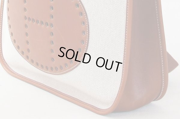 エルメス エヴリン1 GM ナチュラル/ブラウン SIV金具 サイド下部