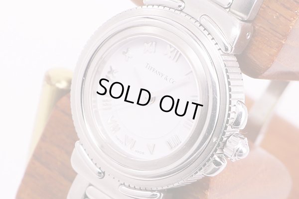 ティファニー　インタリオ　白文字盤　サイド拡大