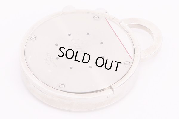 カルティエ　サントスラウンド　トラベルクロック　2754 黒文字盤　裏面