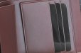 シャネル　ニツ折コンパクト財布 ブラック／ボルドー ゴールド金具　カードケース