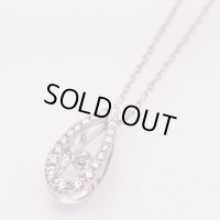 ミキモト　K18WG ダイアイリペンダントネックレス 0.53ct 4.50g