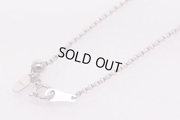 タサキ　K18WG ダイアイリペンダントネックレス 0.37ct 10.50g　留め具