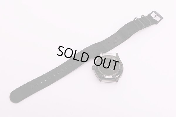 セイコー　メカニクル　SCVE039　黒文字盤　ナノユニバース限定　ナイロンベルト