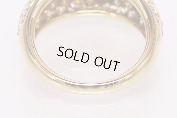 星の砂　K18 ダイアイリリング 1.92ct 5.60g　外側