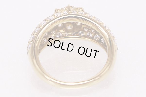 星の砂　K18 ダイアイリリング 1.92ct 5.60g　内側