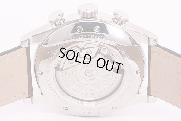 ハミルトン　ジャズマスター　スピリットオブリバティ　H324160 　銀文字盤　裏面拡大