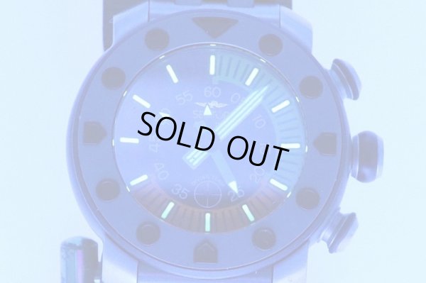 セクター　ダイビングチーム　アプネア　クロノグラフ　カラフル文字盤　ライト