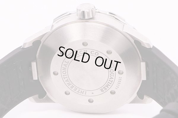 ＩＷＣ　アクアレーサー2000 IW356806　白文字盤　裏面拡大