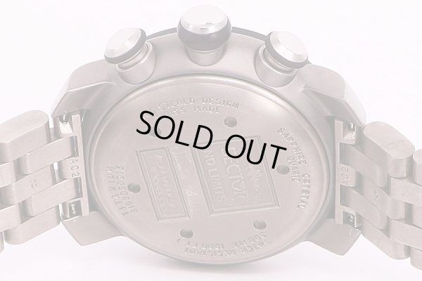 セクター　ダイビングチーム　アプネア　クロノグラフ　カラフル文字盤　裏面拡大