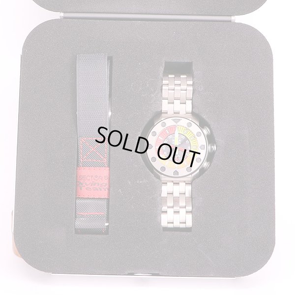 セクター　ダイビングチーム　アプネア　クロノグラフ　カラフル文字盤　箱拡大(2)