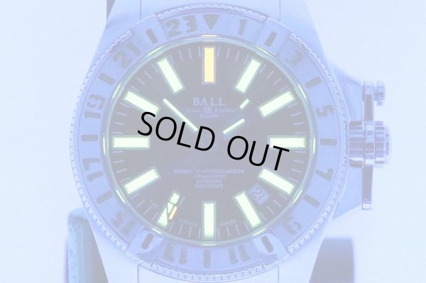 ボール　エンジニアハイドロカーボンGMT　DG1016A　黒文字盤　ライト