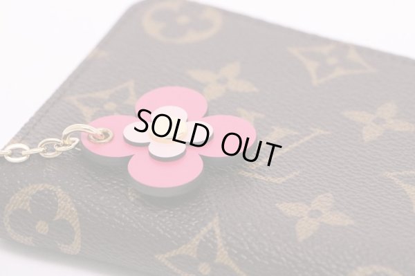 ルイ・ヴィトン ポルトフォイユ・クレマンス M64201 モノグラム・フラワーチャーム