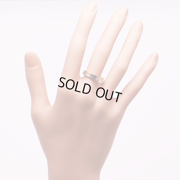 ティファニー 1837 ナローリング ローズピンク 4.40g 装着イメージ