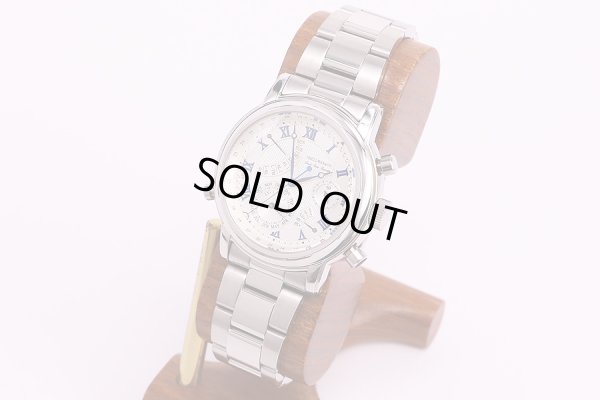 シェルマン　デュアルタイム　リピーター　銀文字盤　サイド