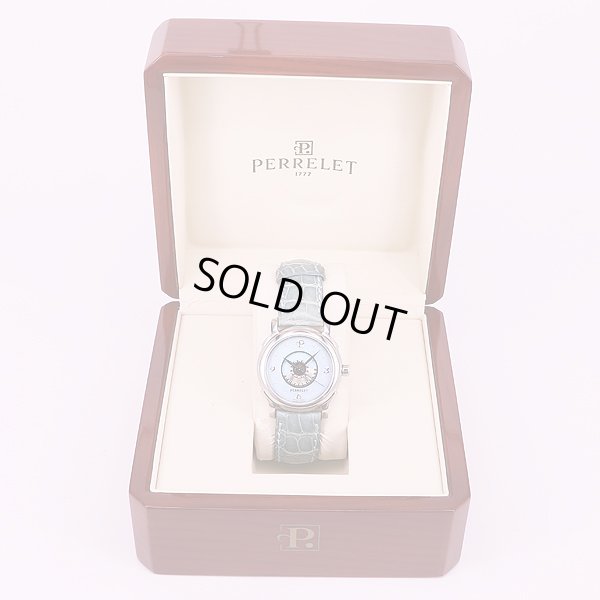 ペルレ　ブルーテンペスト　青シェル文字盤　箱