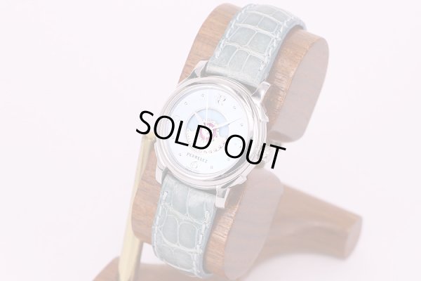 ペルレ　ブルーテンペスト　青シェル文字盤　サイド