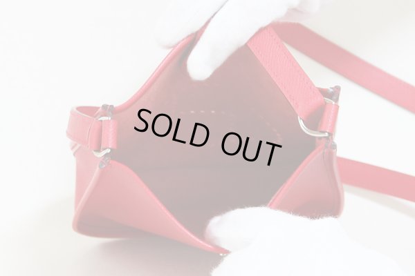 エルメス エヴリンTPM レッド系/SIV金具 中身