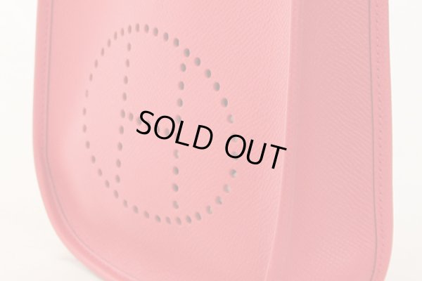 エルメス エヴリンTPM レッド系/SIV金具 サイド下部