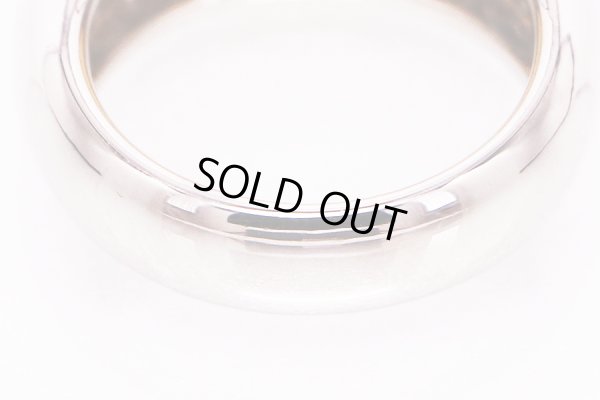 PT900/K18 インペリアルトパーズダイアイリリング 3.56ct 1.07ct 18.40g　外側