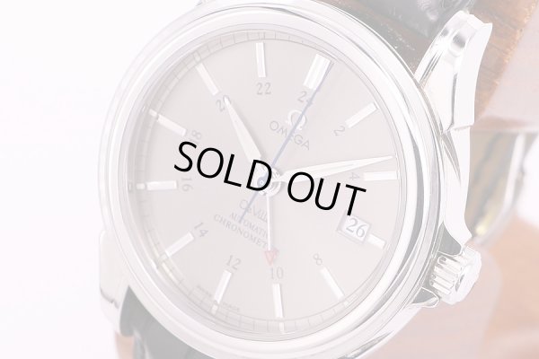 オメガ　デビルGMT　グレー文字盤　サイド拡大