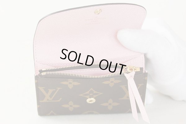 ルイ・ヴィトン ポルトモネ・ロザリ M62361 ローズ・バレリーヌ 小銭入れ