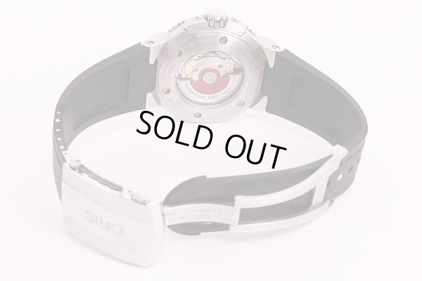 オリス　アイクス　ダイバー300　青文字盤　ラバーベルト