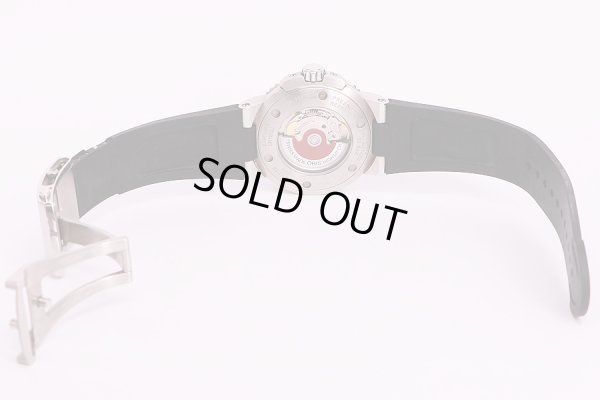 オリス　アイクス　ダイバー300　青文字盤　ラバーベルト　状態(1)