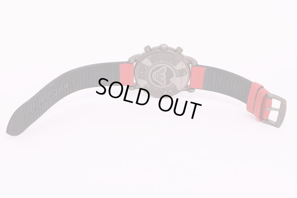 アルマーニ　AR1971　クロノグラフ　黒文字盤　革ベルト