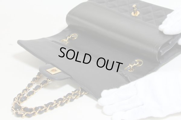 シャネル Wチェーンショルダーバック ブラック/ボルドー 中身