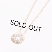 K18 ダイアイリペンダントネックレス 0.115ct 1.40g