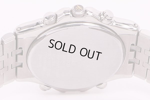 セイコー　クレドール　パシフィーク　クロノグラフ　GCLE998　白文字盤　裏面拡大