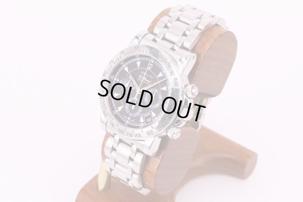 ゼニス　レインボー　クロノグラフ　紺文字盤　サイド