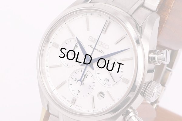 セイコー　プレサージュ　SARK005　白文字盤　サイド拡大