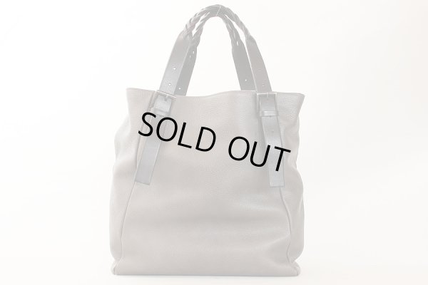 フェラガモ　トートバック FJ-24 9600 グレー／ブラック　裏面