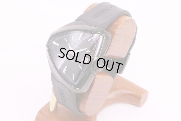 ハミルトン　ベンチュラ　エルヴィス80　H245850　黒文字盤　サイド