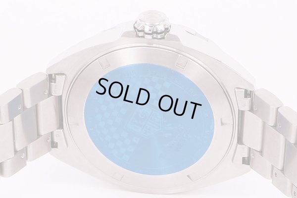 タグホイヤー　フォーミュラー1　WAZ2114　白文字盤　裏面拡大