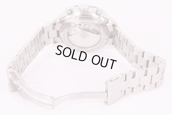 タグホイヤー　カレラ　クロノグラフ　CV2010　黒文字盤　ブレス