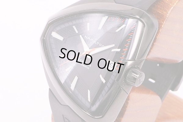 ハミルトン　ベンチュラ　エルヴィス80　H245850　黒文字盤　サイド拡大