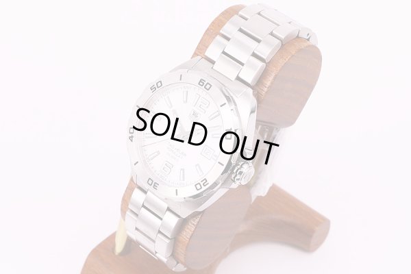 タグホイヤー　フォーミュラー1　WAZ2114　白文字盤　サイド