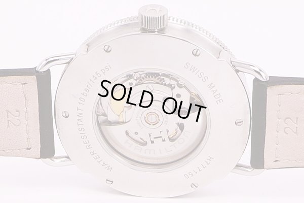 ハミルトン　パイオニア　H777150　白文字盤　裏面拡大