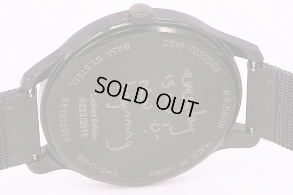 ポールスミス　シティペア　エブリデイ　黒文字盤　2016年限定　裏面拡大