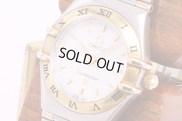 オメガ　コンステレーション　ミニ　1362.70　シェル文字盤　サイド拡大