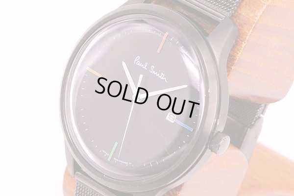 ポールスミス　シティペア　エブリデイ　黒文字盤　2016年限定　サイド拡大