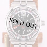 ボール　トレインマスターGMT　GM1038C　黒文字盤