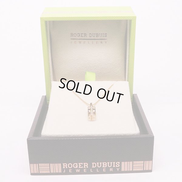 ロジェ・デュブイ　750PG フォローミー ダイアイリペンダントネックレス 8.70g　箱