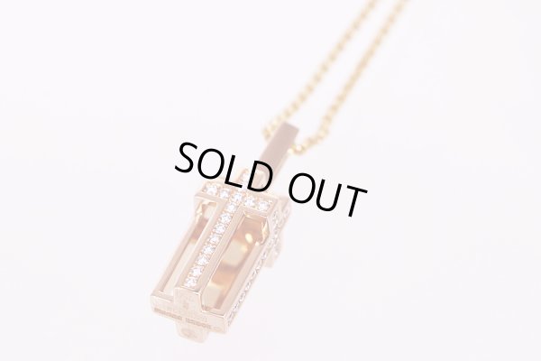 ロジェ・デュブイ　750PG フォローミー ダイアイリペンダントネックレス 8.70g　裏面