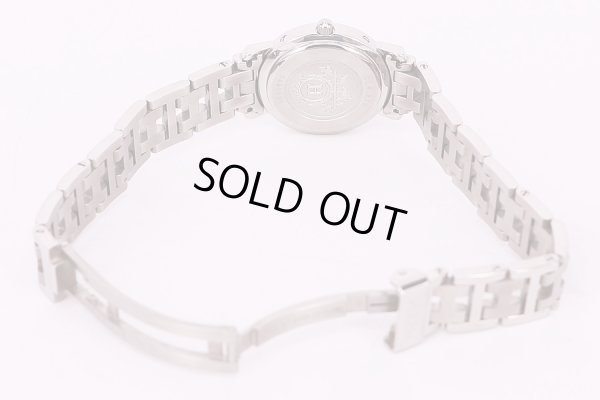 エルメス　クリッパー　CL4.21　青文字盤　ブレス